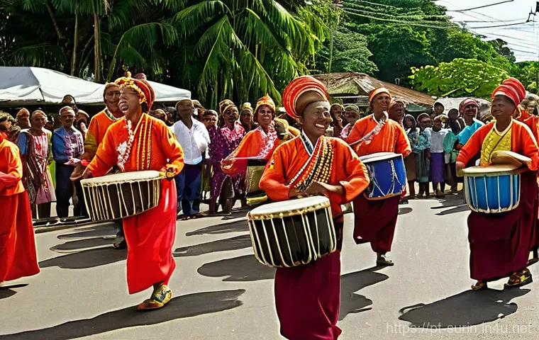 수리남에서 카리브 해 문화의 영향 - **Paramaribo's Colorful Colonial Streets:**
    "A charming street view in the historic center of Pa...
