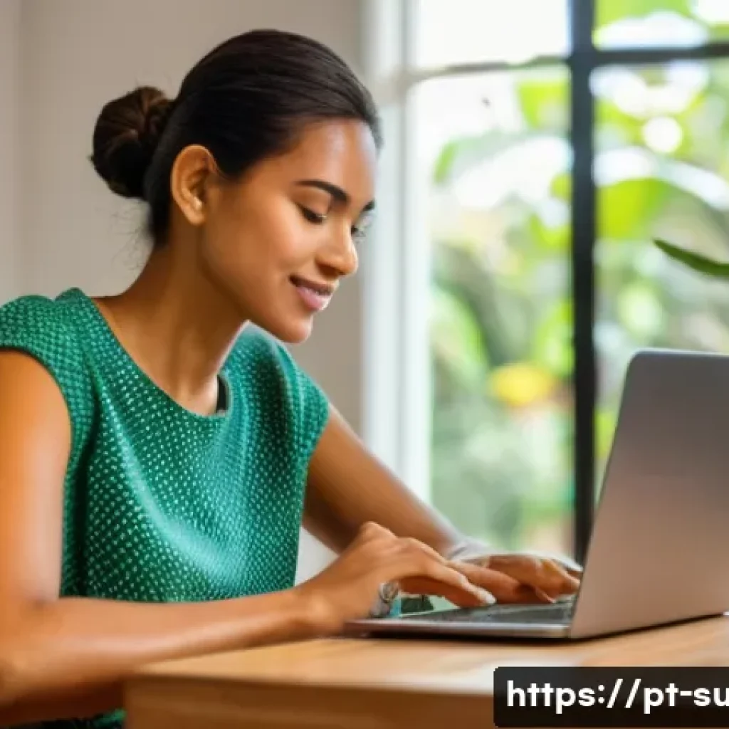 수리남 입국 비자 정보 - **Prompt:** A focused Brazilian woman in her early 30s, dressed in comfortable yet stylish casual we...