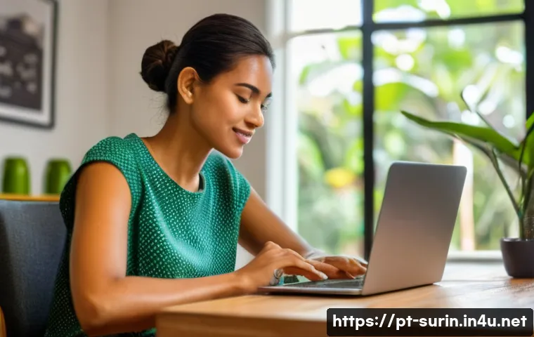 수리남 입국 비자 정보 - **Prompt:** A focused Brazilian woman in her early 30s, dressed in comfortable yet stylish casual we...